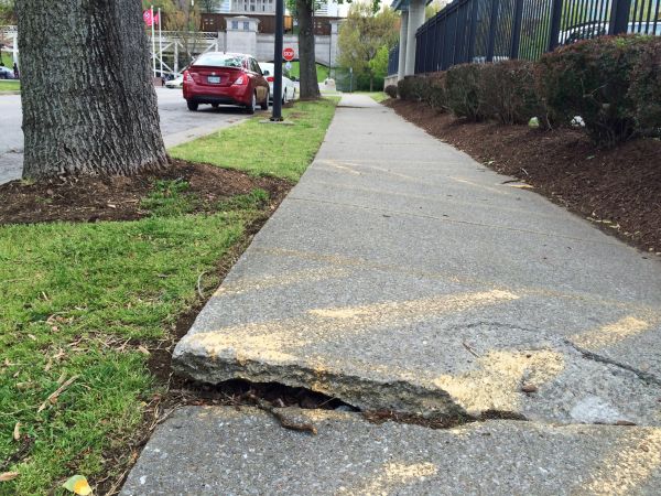 Cement Sidewalk Repair in Peyton